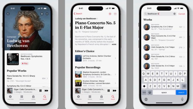 Apple Releases New Classical Music Streaming App Available for Preorder Now