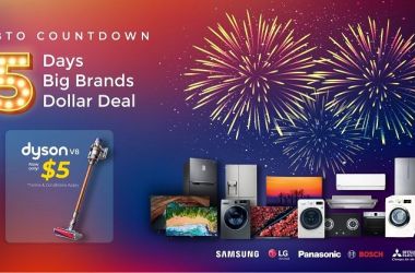 Dyson V8 Cordless Vacuum for Just S$5 With S$3,000+ Spent at Audio House 5 Brands Countdown Event